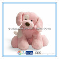 Custom plush pink puppy toys for kids
